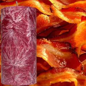 Bacon Scented Palm Wax Pillar Candle