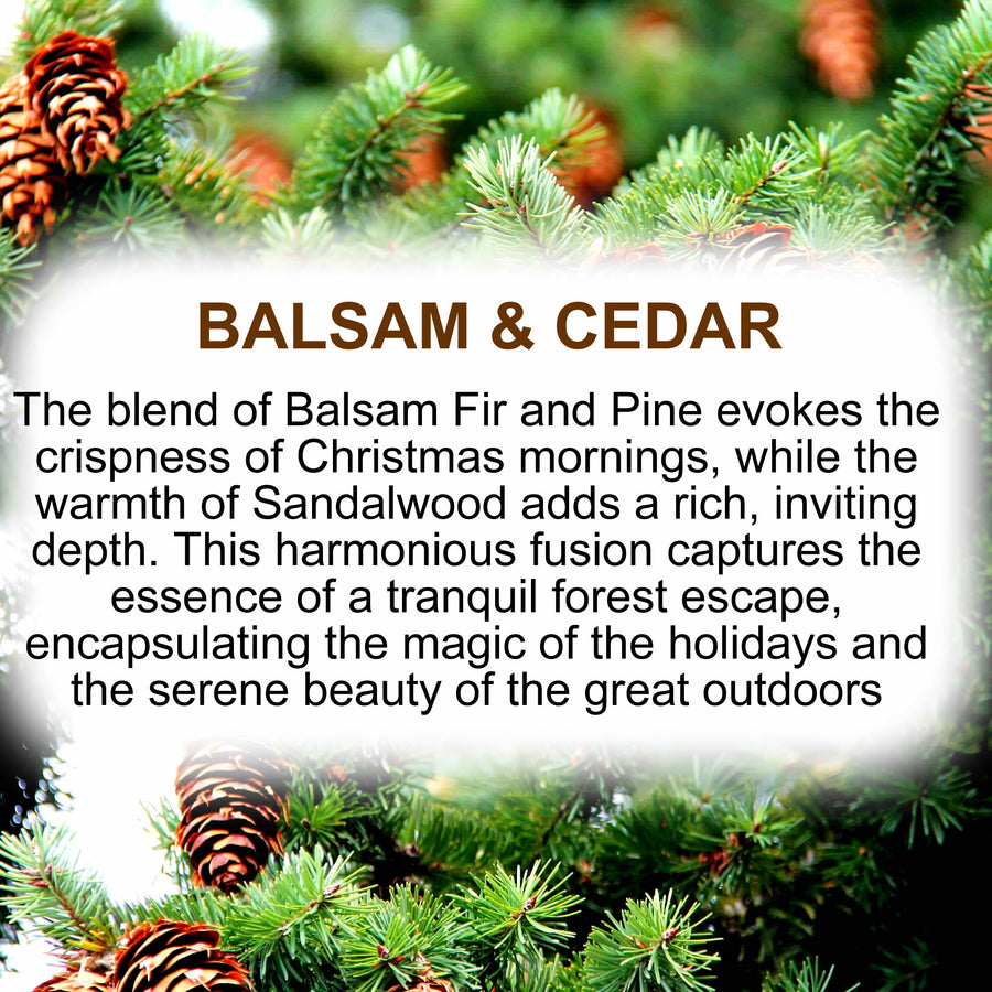 Balsam & Cedar Car Air Freshener Spray – Plant-Based, Vegan, Cruelty-Free & Pet Safe