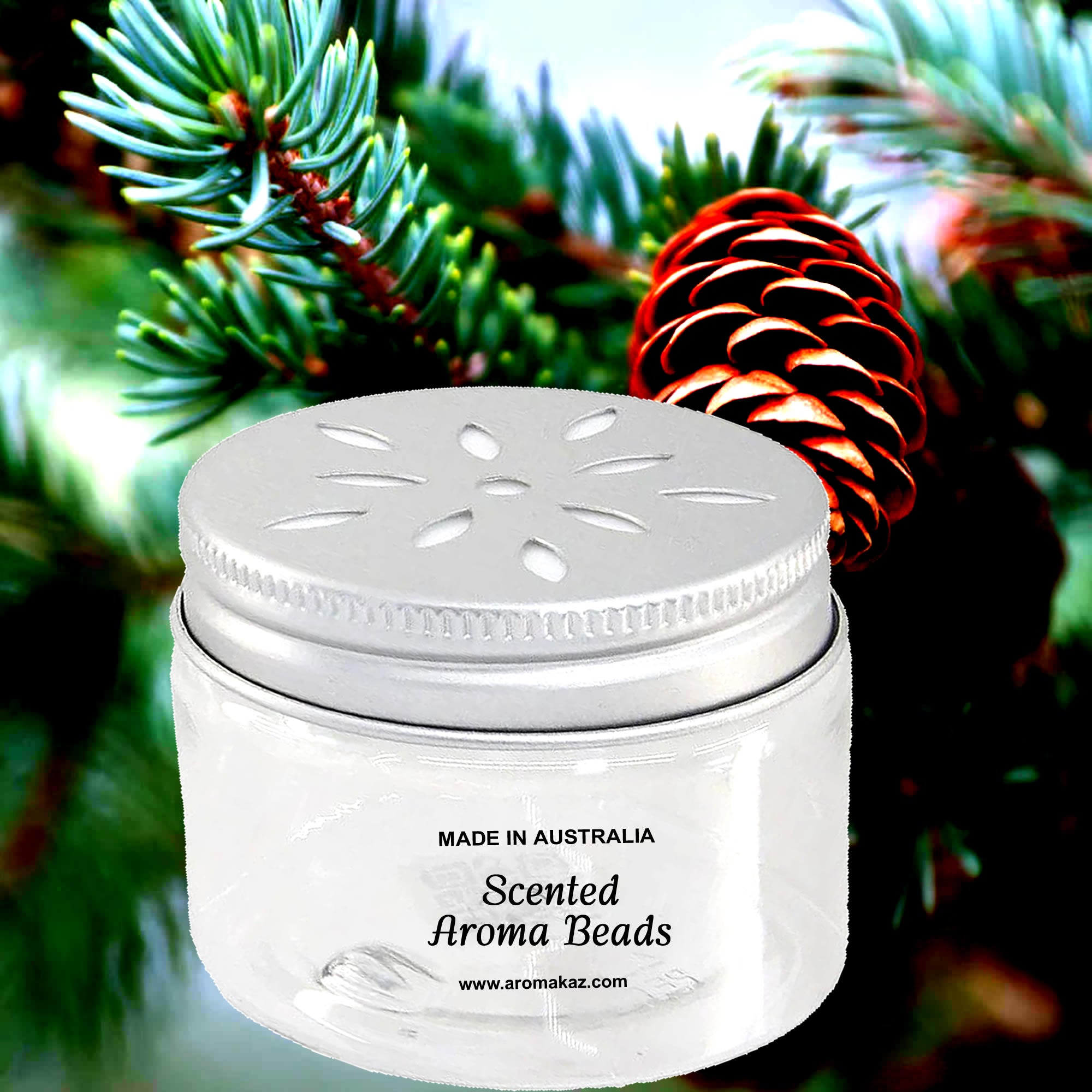 Balsam & Cedar Air Freshener Aroma Beads - Room, Car, Pantry, Pet Areas, Linen