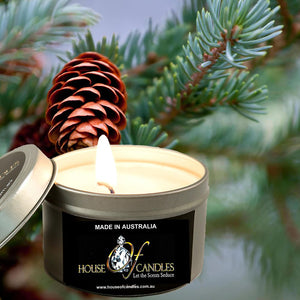 Balsam & Cedar Scented Eco Soy Tin Candles
