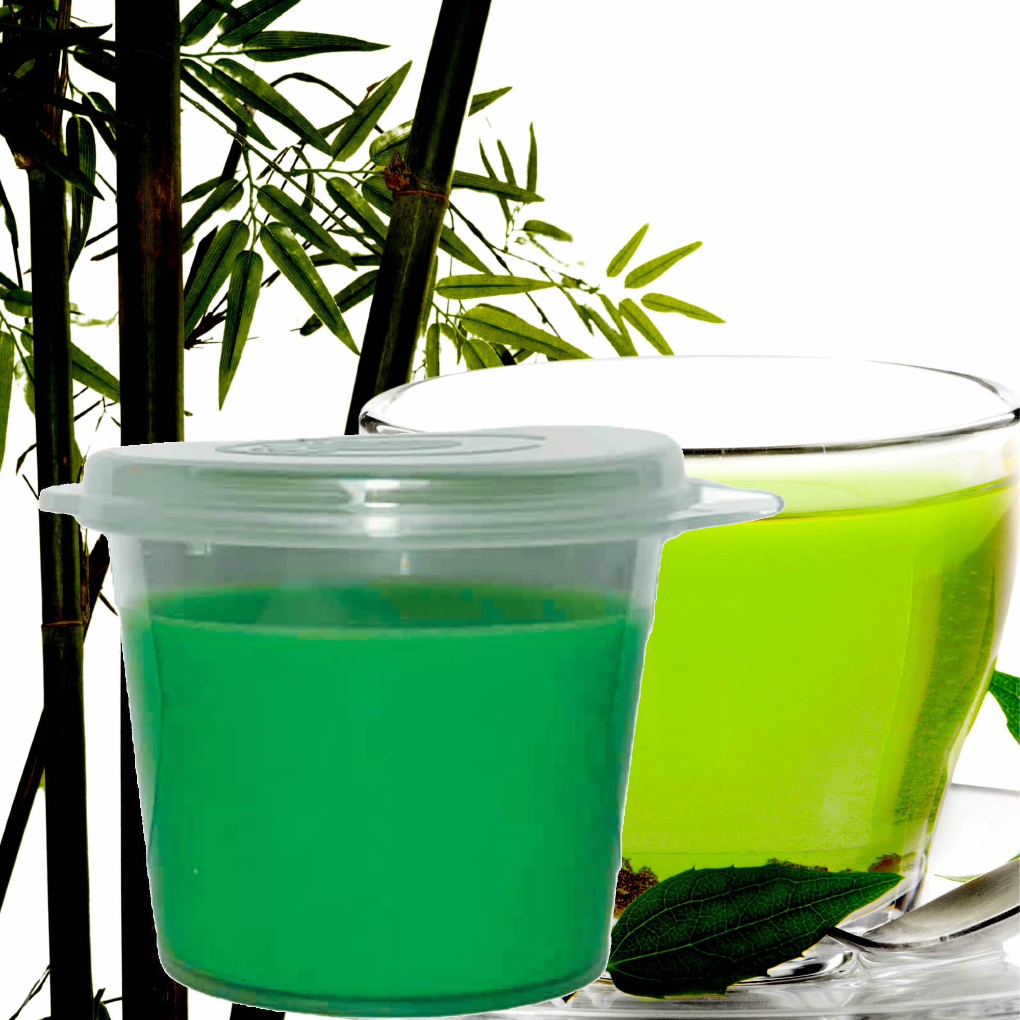 Bamboo & Green Tea eco soy wax melts – vegan, cruelty-free featuring refreshing bamboo and green tea aroma, handmade in Australia.