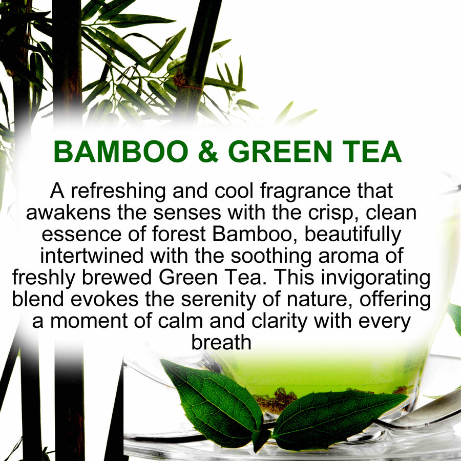 Bamboo & Green Tea Body Spray Mist – vegan, cruelty-free body spray featuring refreshing bamboo and green tea aroma, handmade in Australia.