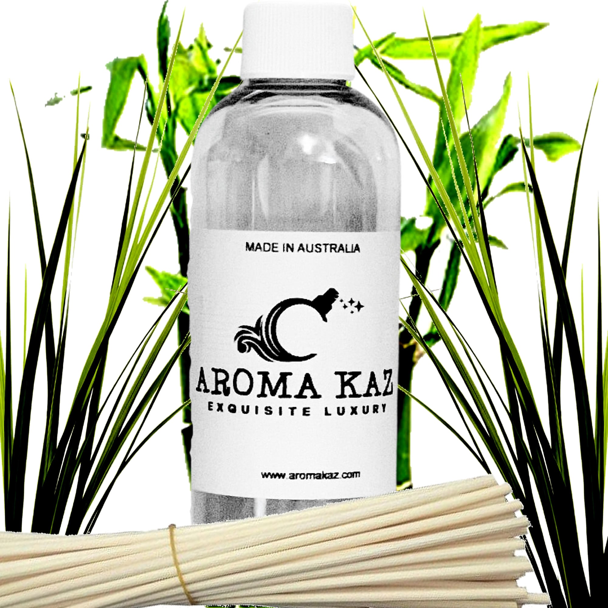 Bamboo & Vetiver Diffuser Fragrance Oil with Reeds – Vegan Cruelty-Free Home Aroma