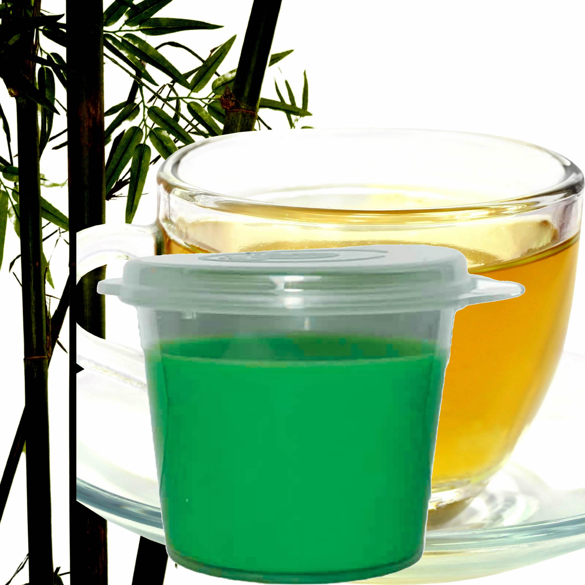 Bamboo & White Tea eco soy wax melts – vegan, cruelty-free featuring featuring clean bamboo and soft white tea fragrance, handmade in Australia.