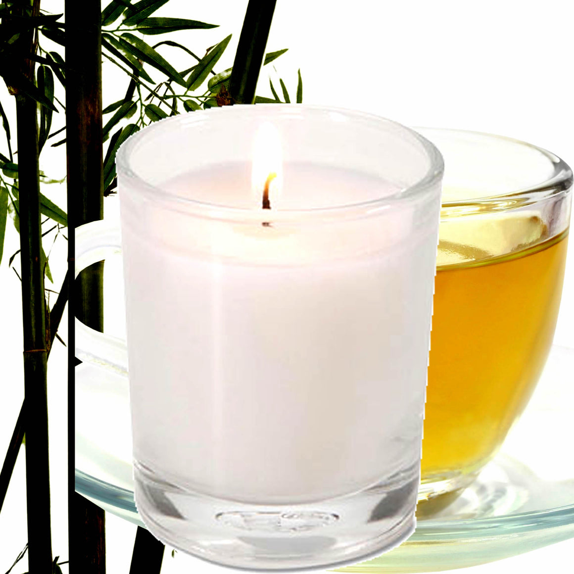 Bamboo & White Tea Eco Soy Votive Candles – Clean Burn, Plant-Based, Vegan & Pet Safe
