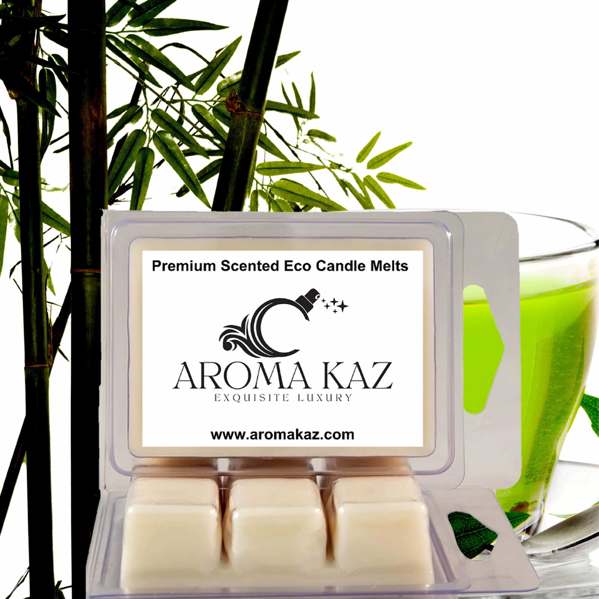 Bamboo & Green Tea Soy Wax Melts – Hand-Poured, Plant-Based & Vegan