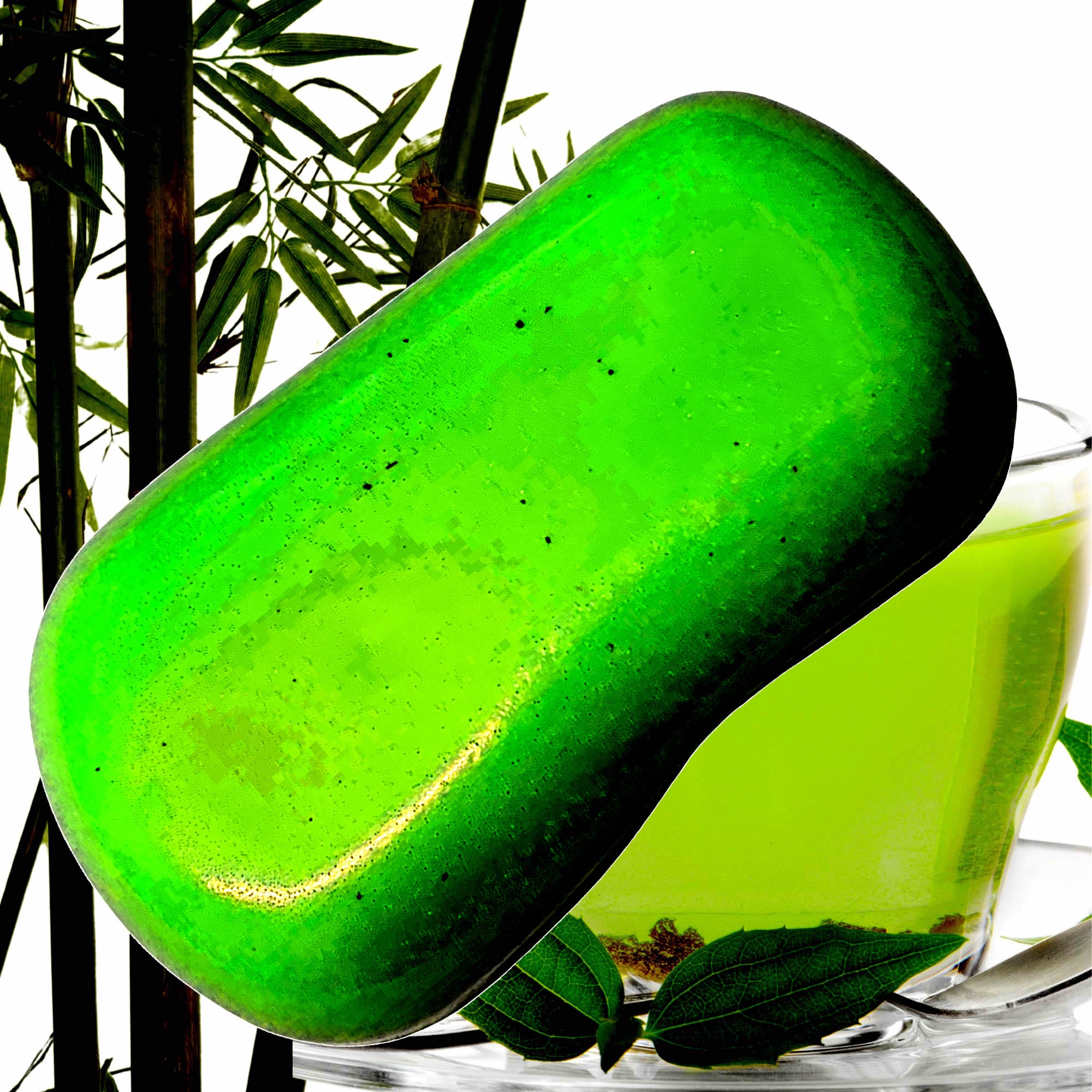 Bamboo & Green Tea Vegan Soap Bars Plant-Based Cruelty-Free Handcrafted