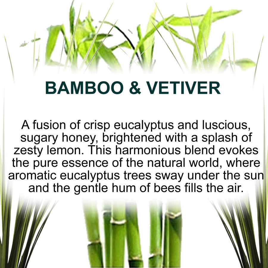Bamboo & Vetiver Soy Wax Melts – Hand-Poured, Plant-Based & Vegan
