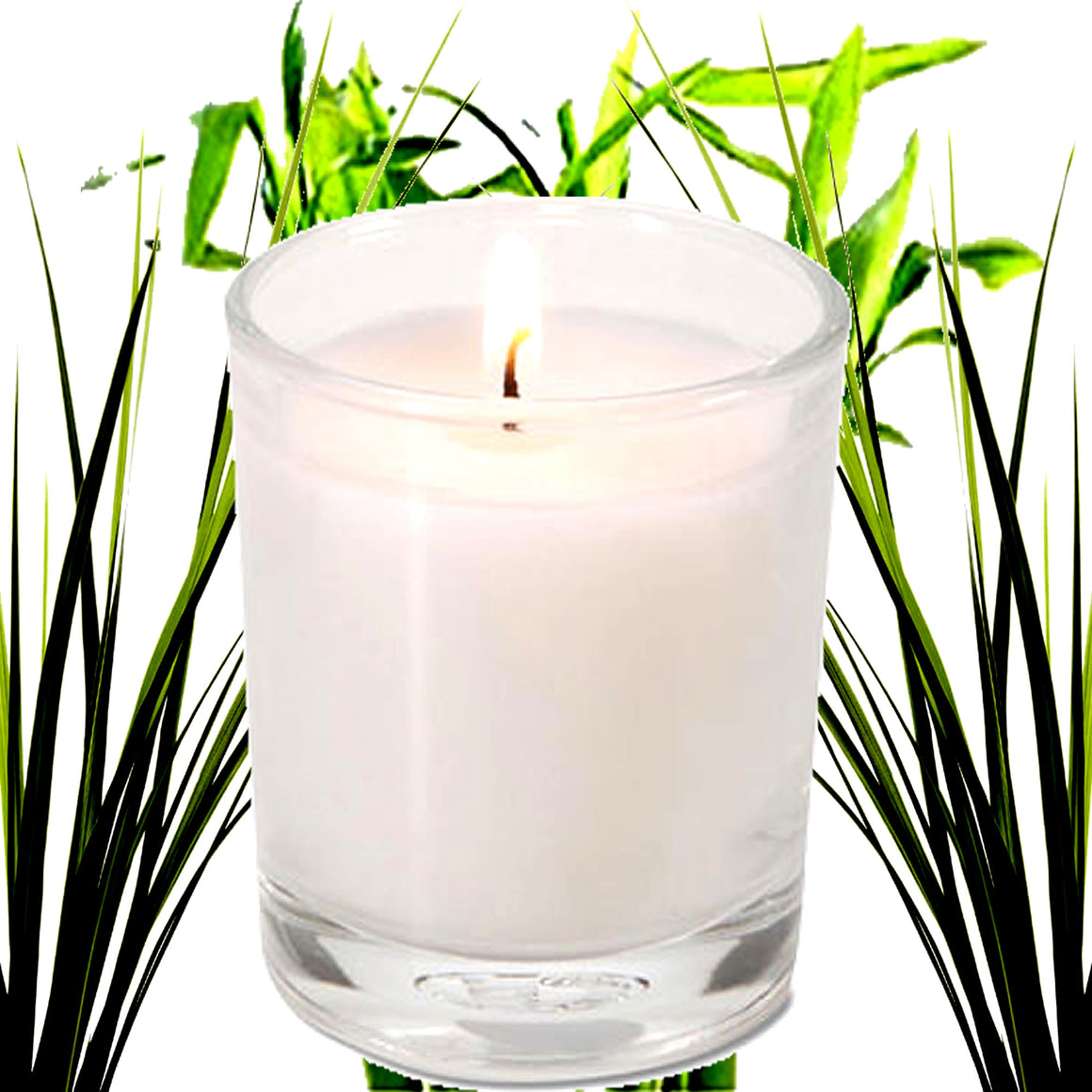 Bamboo & Vetiver Eco Soy Votive Candles – Clean Burn, Plant-Based, Vegan & Pet Safe