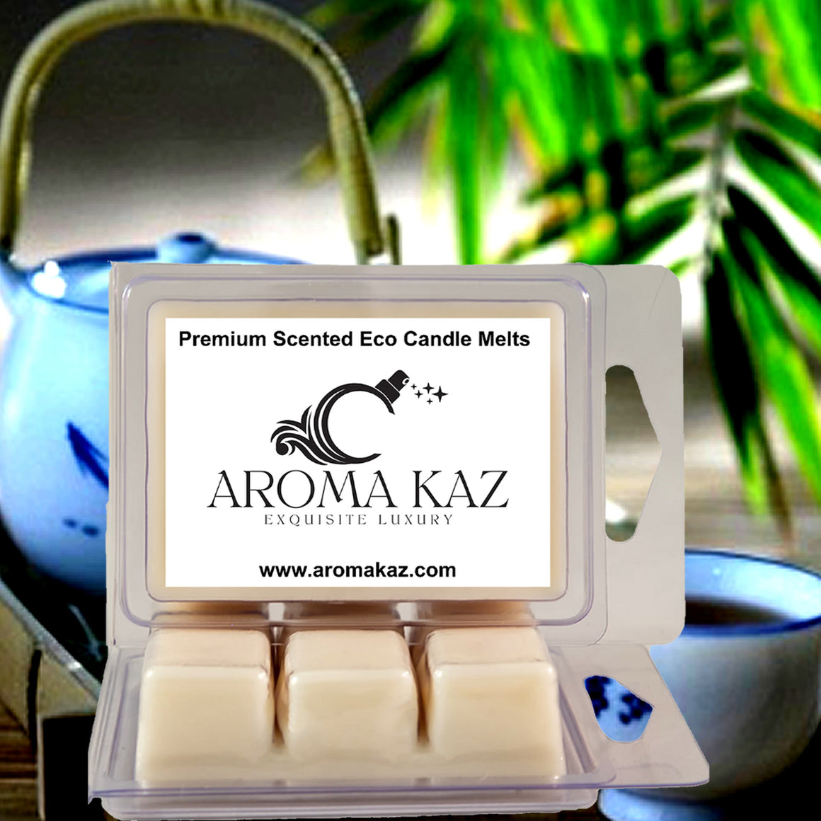 Bamboo & White Tea Soy Wax Melts – Hand-Poured, Plant-Based & Vegan