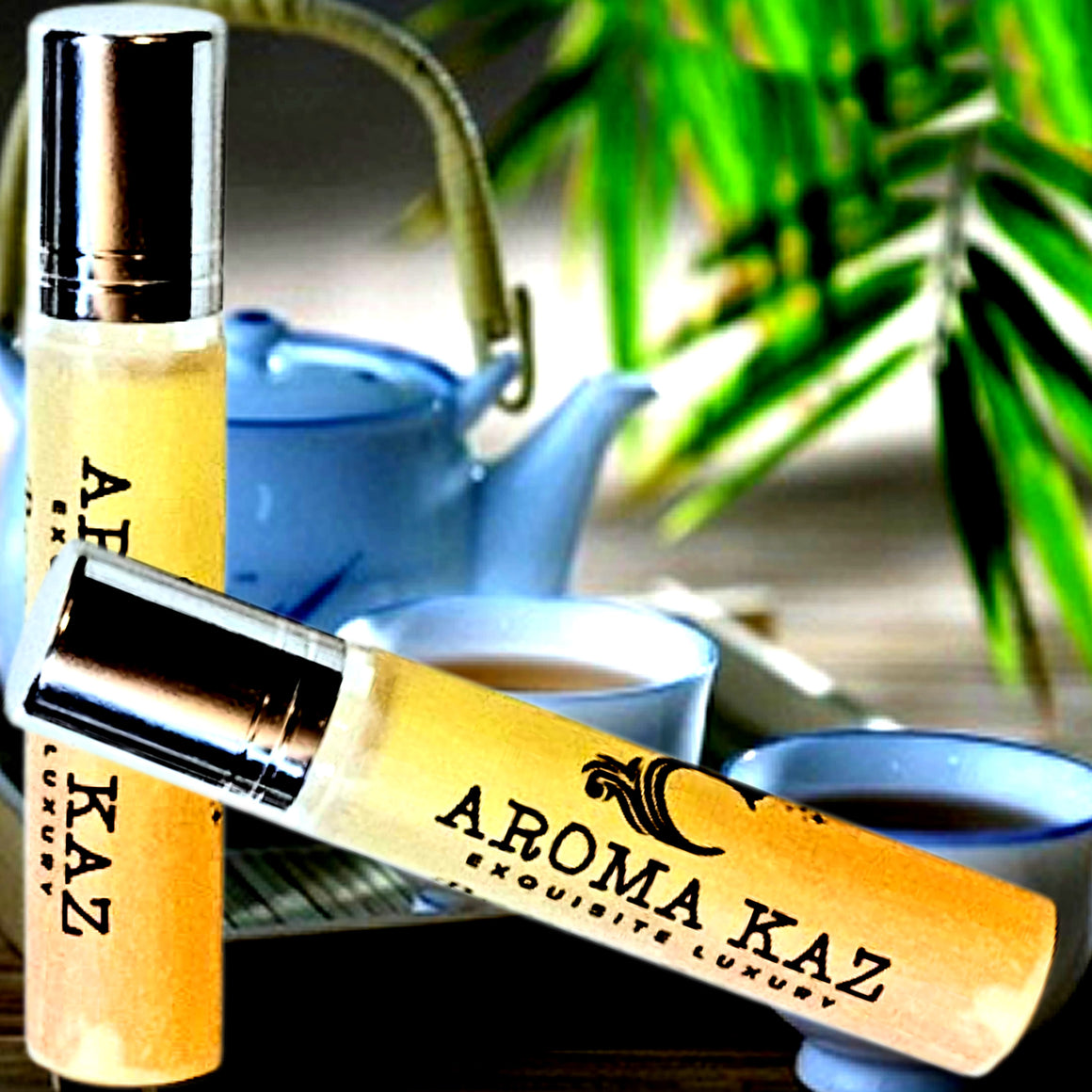 Bamboo & White Tea Roll-On Perfume Plant-Based Vegan Cruelty Free