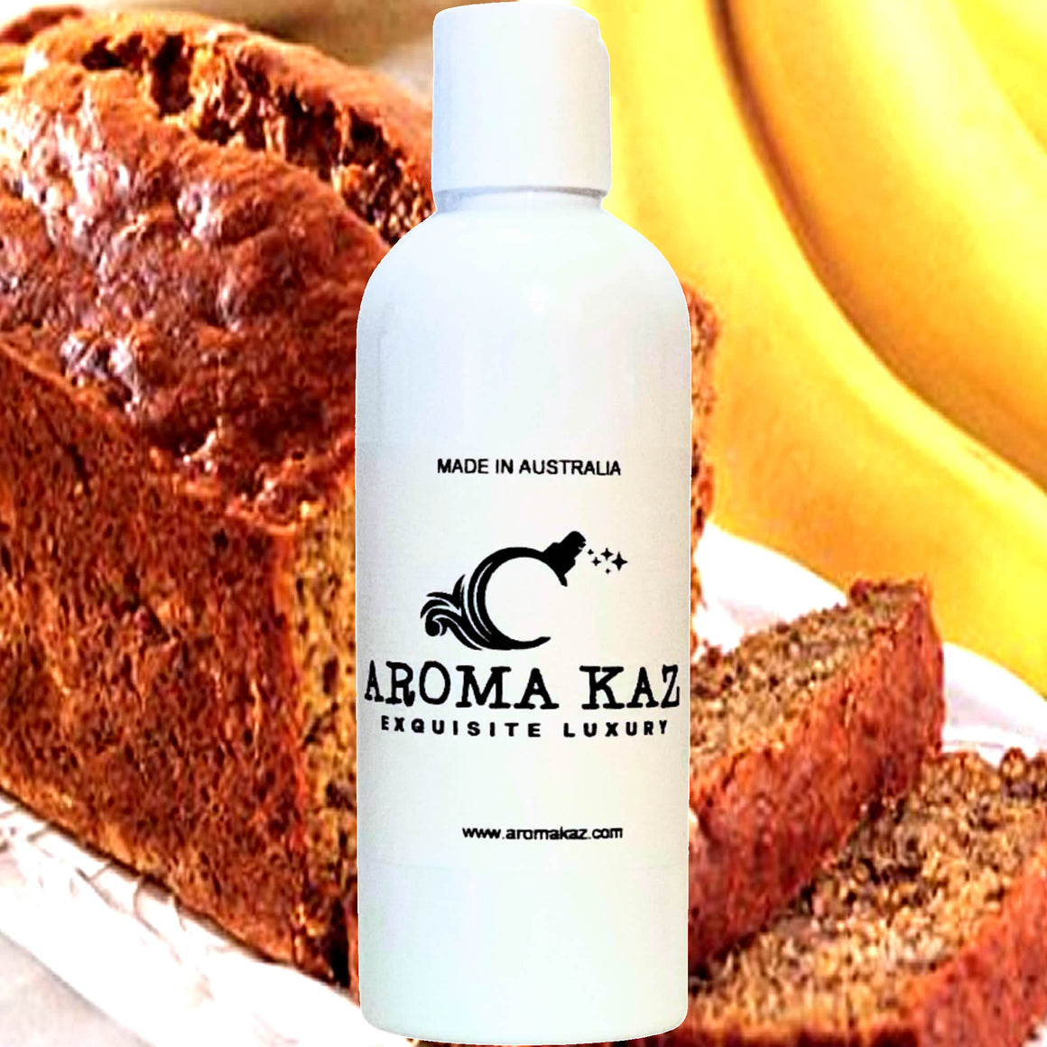 Banana Bread Body Wash/Shower Gel/Bubble Bath Plant Based Vegan Cruelty Free Luxury