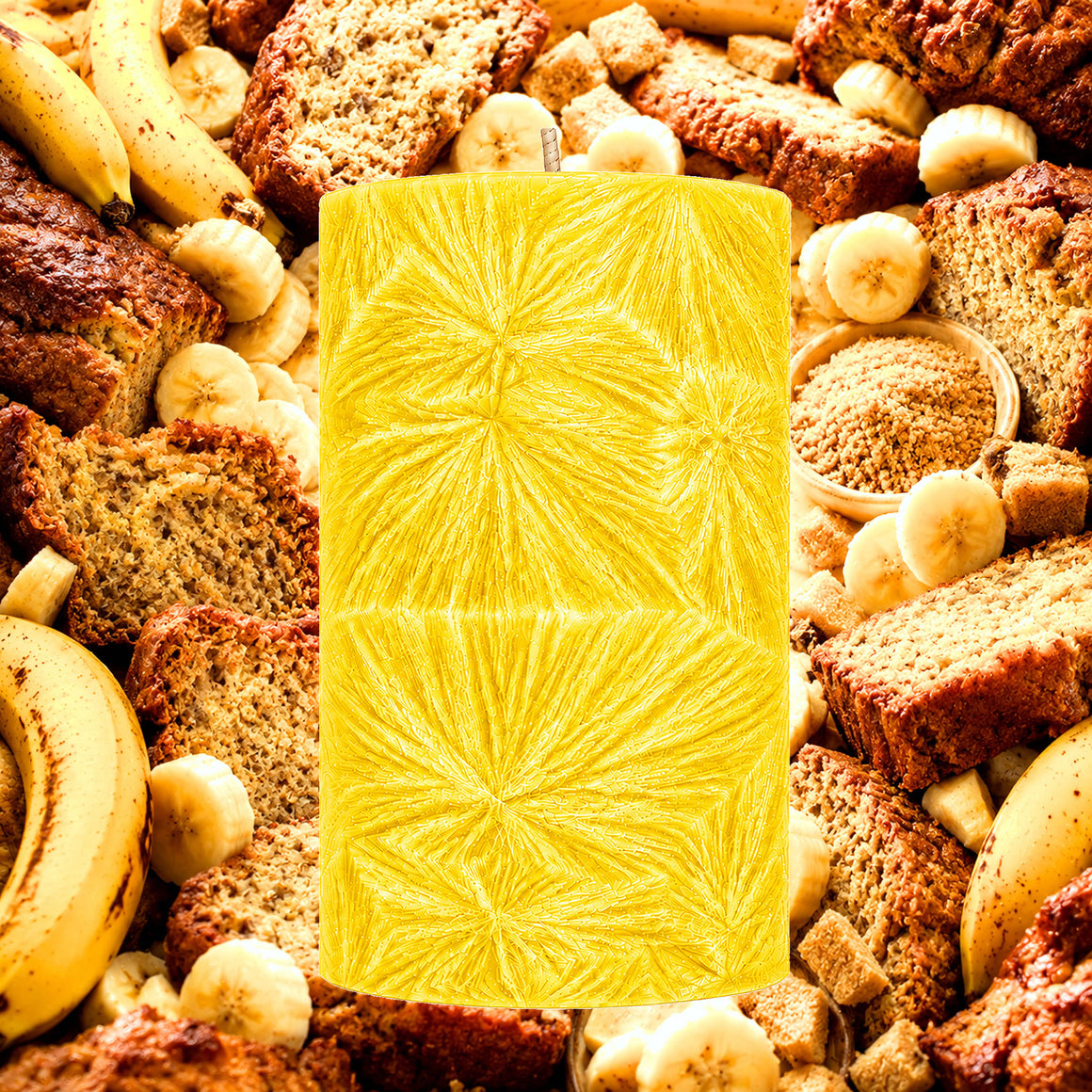 Banana Bread Pillar Candle