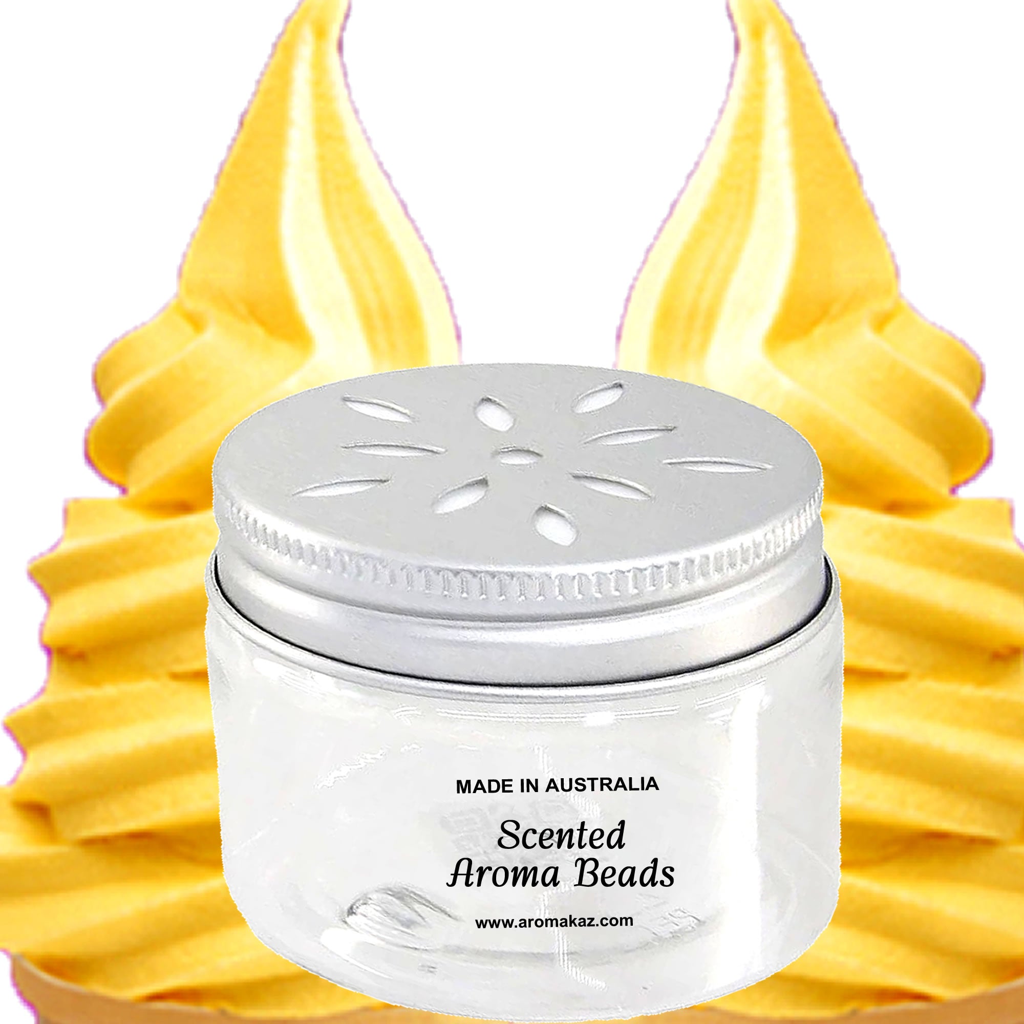 Banana Buttercream Air Freshener Aroma Beads - Room, Car, Pantry, Pet Areas, Linen