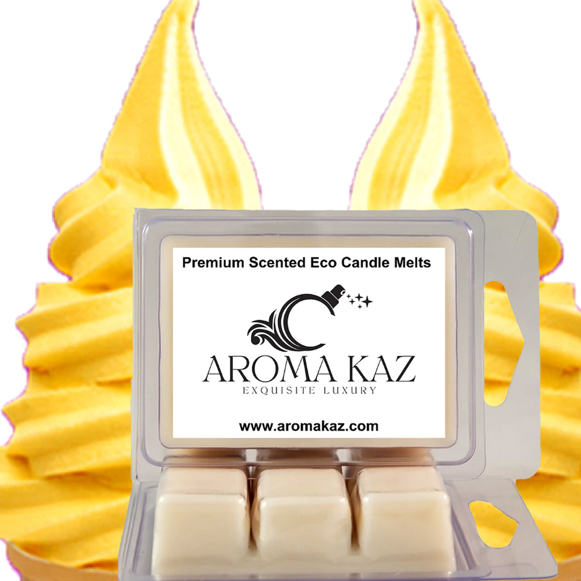 Banana Buttercream eco soy wax melts – vegan, cruelty-free featuring creamy banana dessert aroma, handmade in Australia.