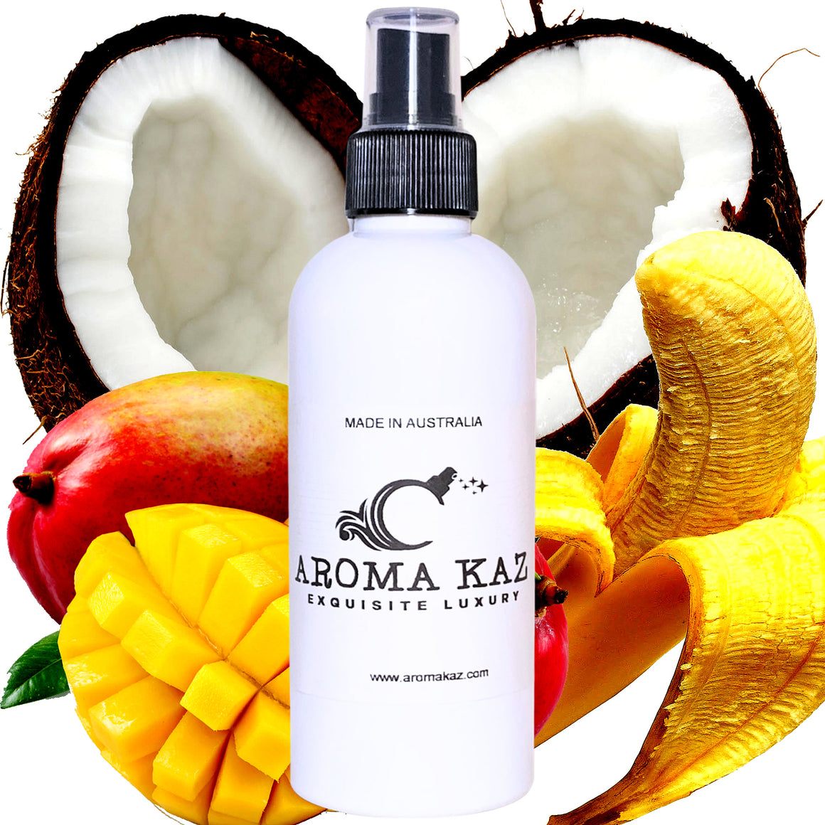 Banana Coconut Mango Room/Linen Spray Plant-Based Vegan Cruelty-Free Pet Safe