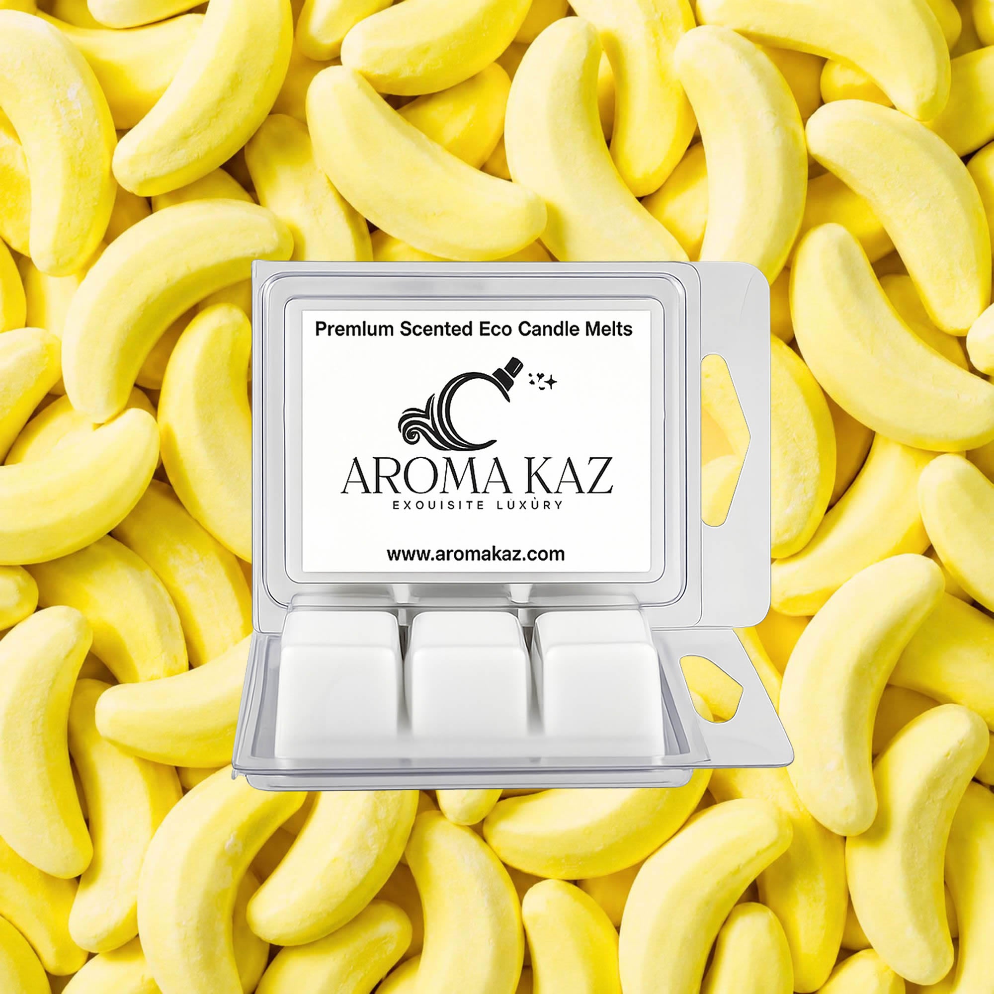Banana Lollies Soy Wax Melts Clam Pack