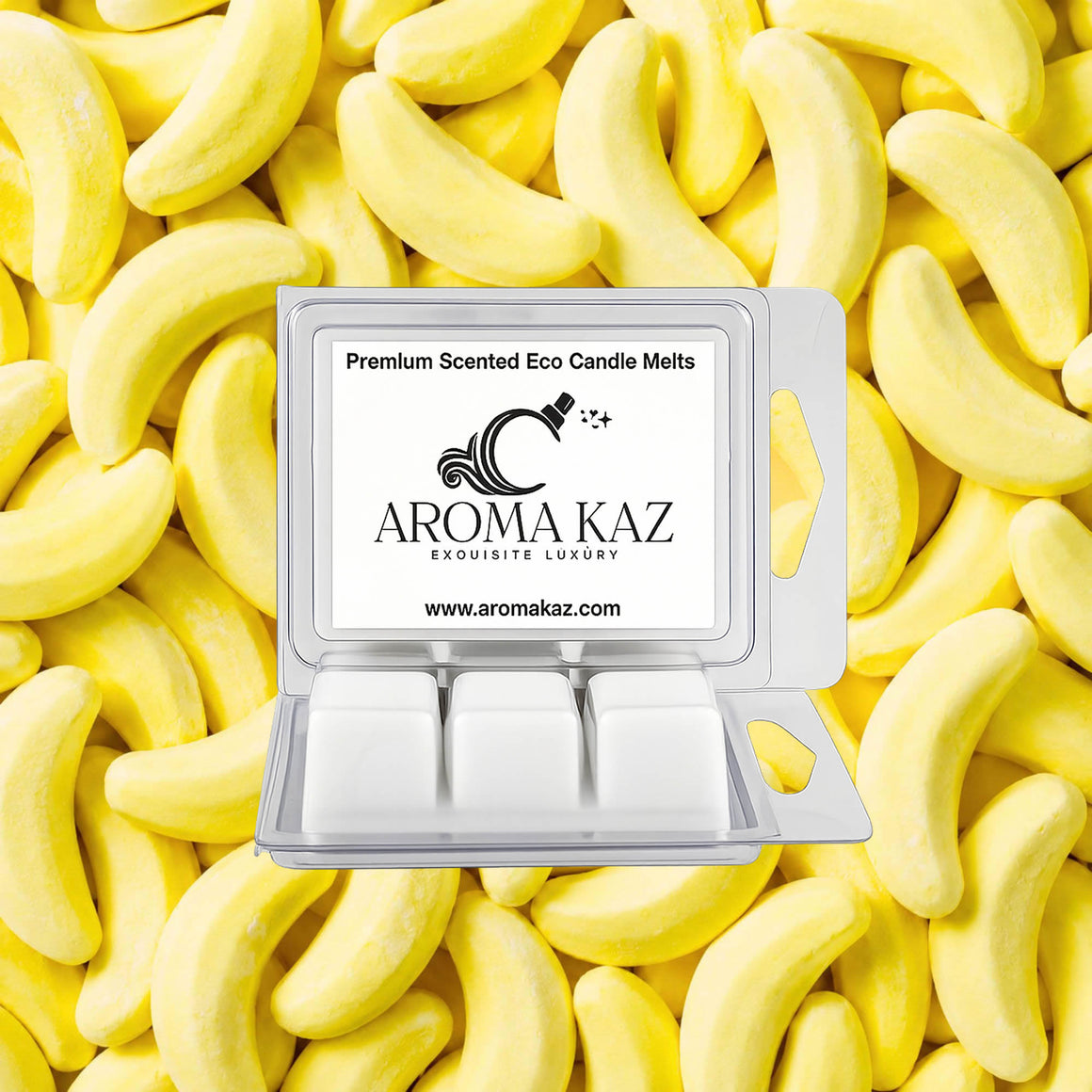 Banana Lollies Soy Wax Melts Clam Pack