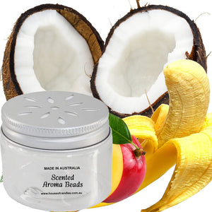 Banana Coconut Mango Scented Aroma Beads Room/Car Air Freshener