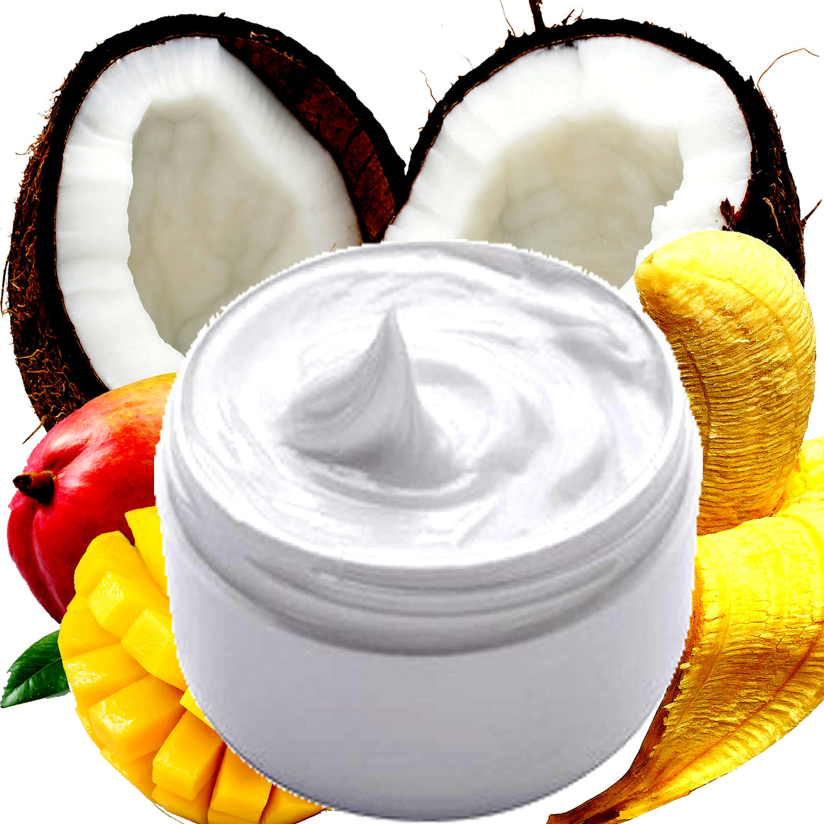 Banana Coconut Mango Body & Hand Cream Vegan Cruelty-Free Moisturiser