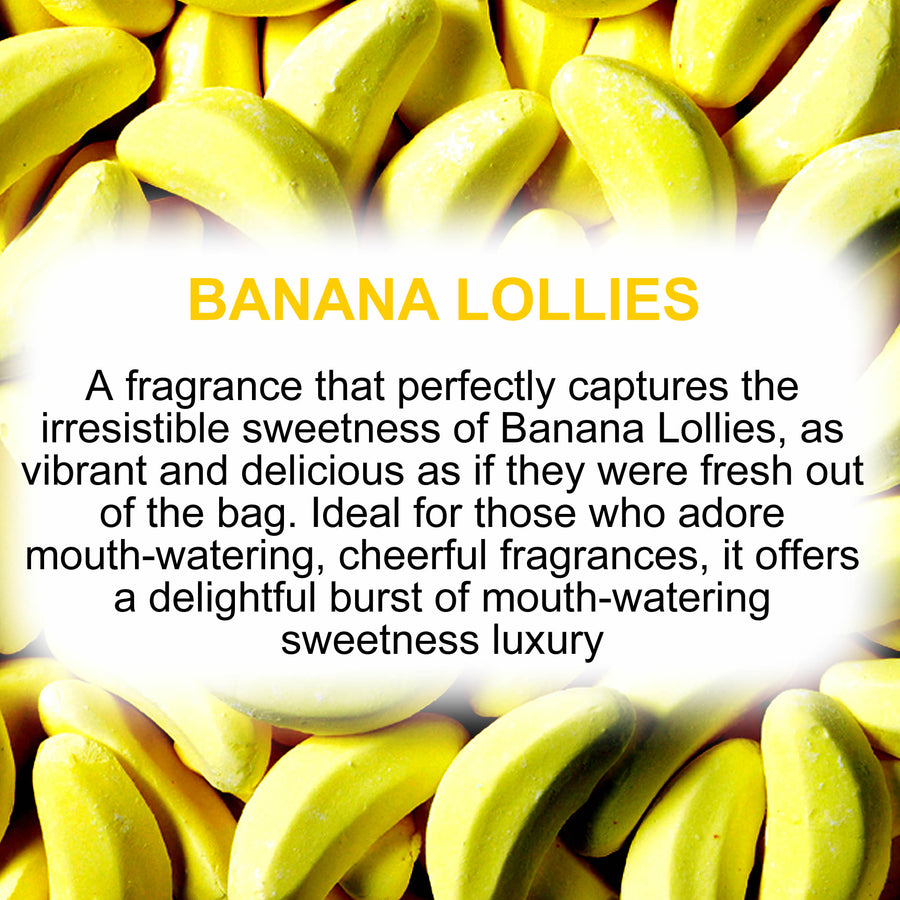 Banana Lollies Air Freshener Aroma Beads - Room, Car, Pantry, Pet Areas, Linen