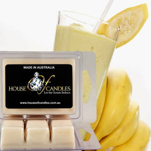 Banana Milkshake Eco Soy Candle Wax Melts Clam Packs