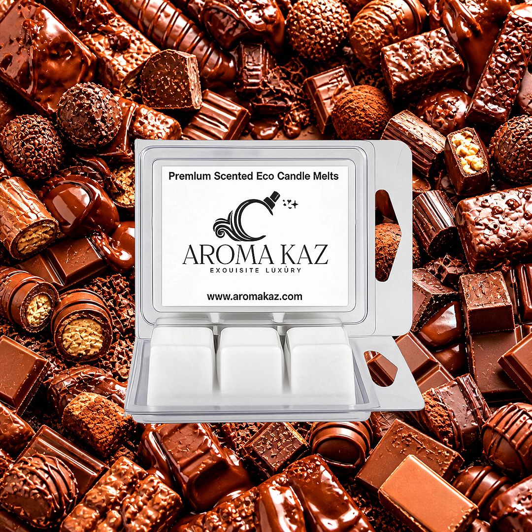 Chocolate eco soy wax melts – vegan, cruelty-free featuring rich chocolate aroma, handmade in Australia.