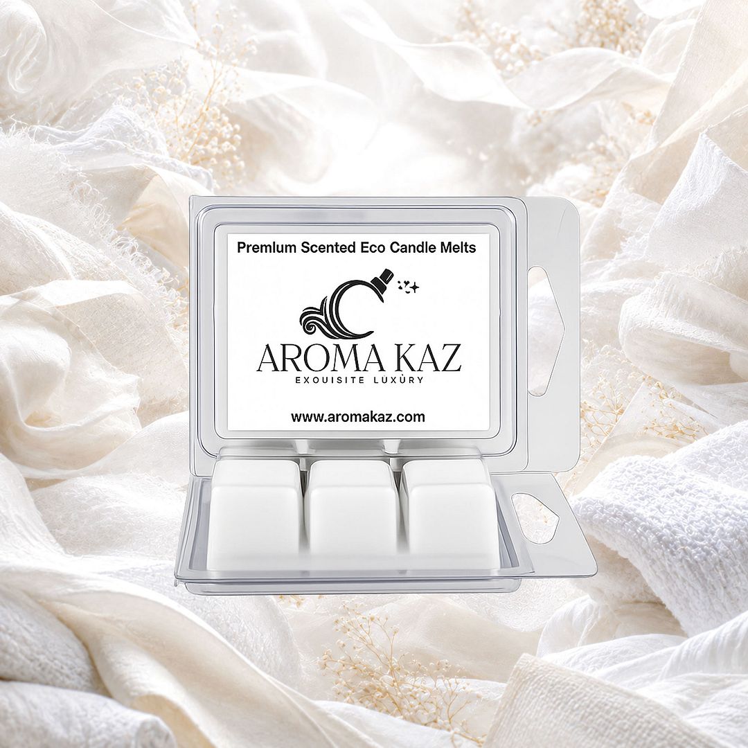 Clean Cotton eco soy wax melts – vegan, cruelty-free featuring fresh laundry cotton aroma, handmade in Australia.
