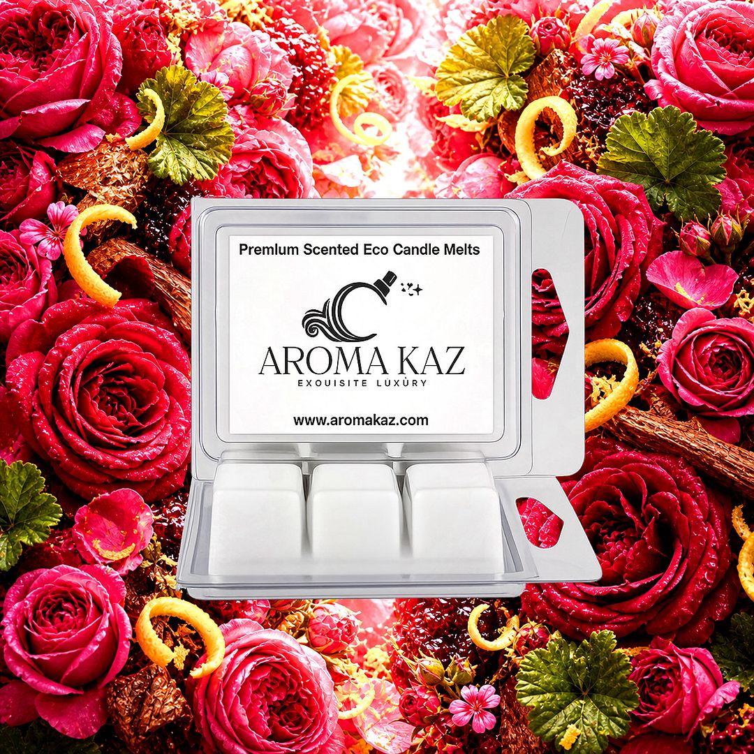 Rose Jam eco soy wax melts – vegan, cruelty-free featuring sweet sugared roses and soft fruity floral notes, handmade in Australia.