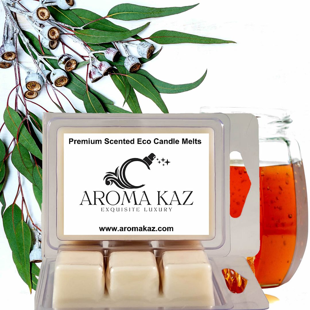 Eucalyptus & Honey Eco Soy Candle Melts – Vegan, Cruelty-Free, Handmade in Australia – Long-Lasting Fragrance for Oil Burners and Electric Melters