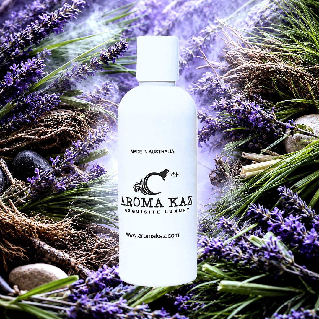 Vetiver & Lavender Body Wash Shower Gel – vegan, cruelty-free featuring floral lavender and earthy vetiver, handmade in Australia.