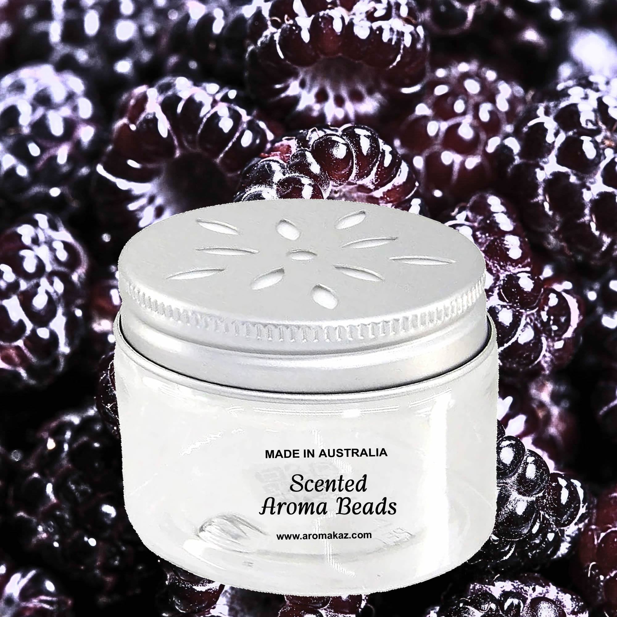 Black Raspberries Air Freshener Aroma Beads - Room, Car, Pantry, Pet Areas, Linen