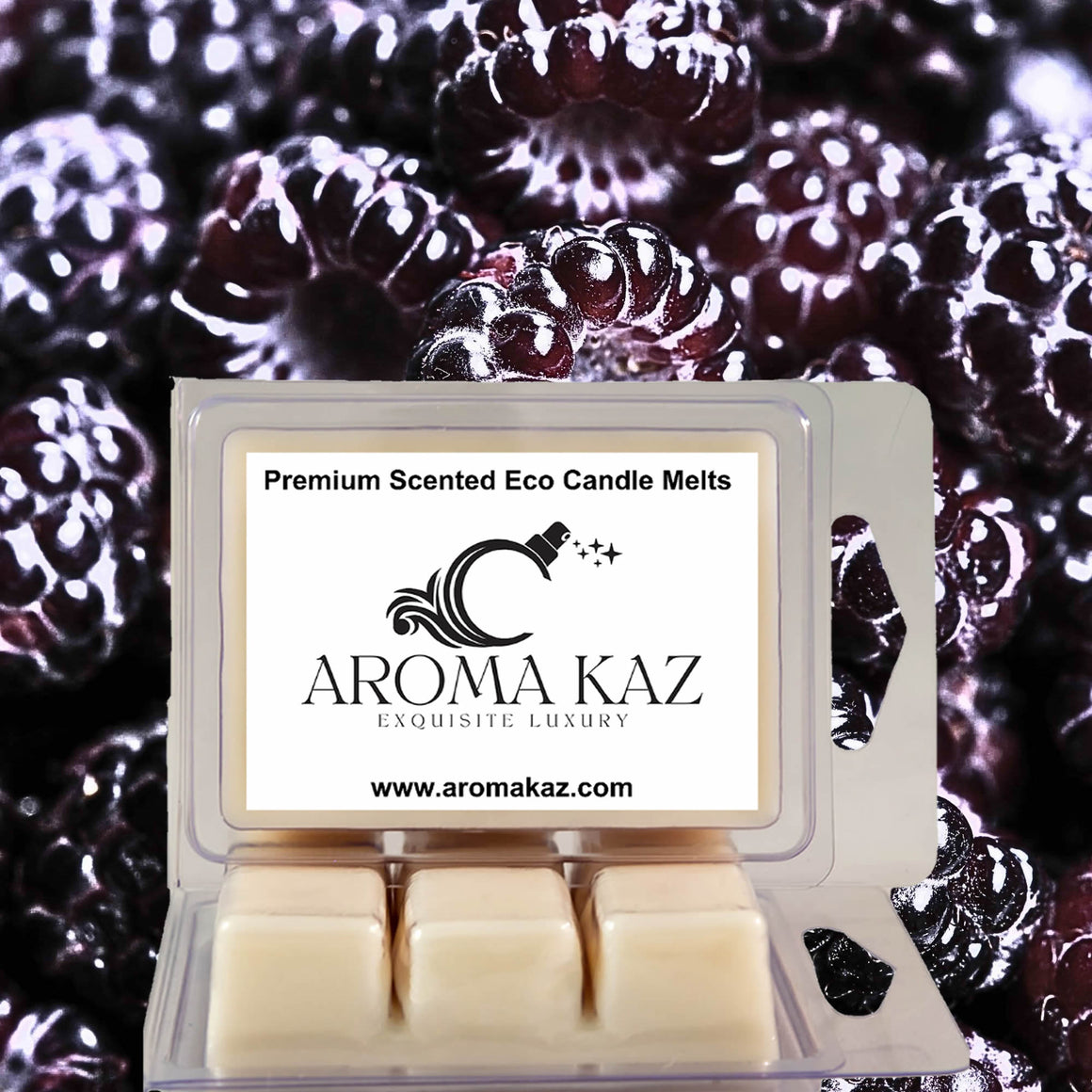 Black Raspberries eco soy wax melts – vegan, cruelty-free featuring fruity berry aroma with juicy raspberry notes, handmade in Australia.