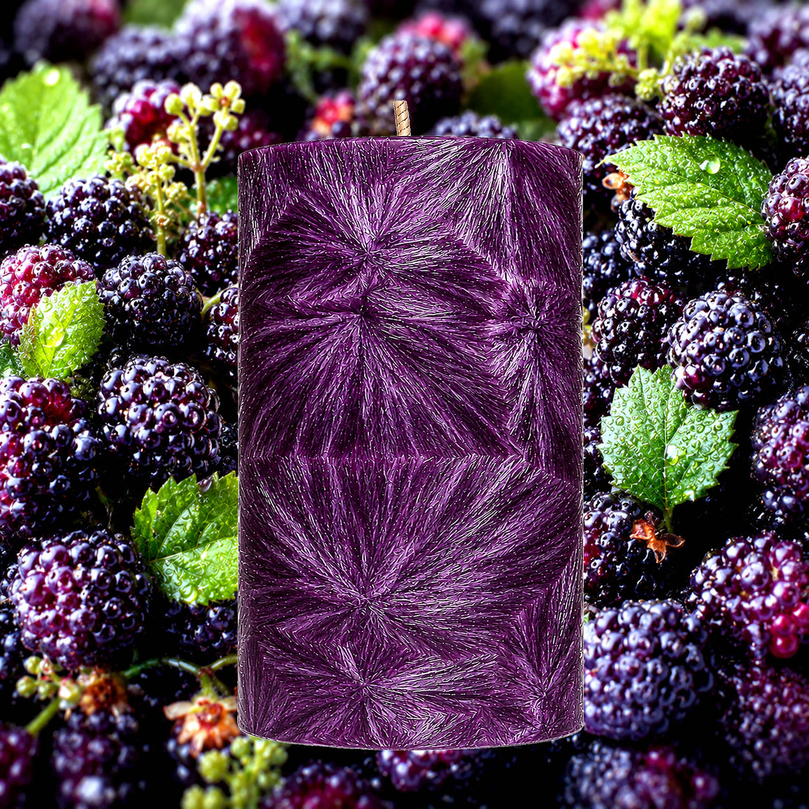 Black Raspberries Pillar Candle