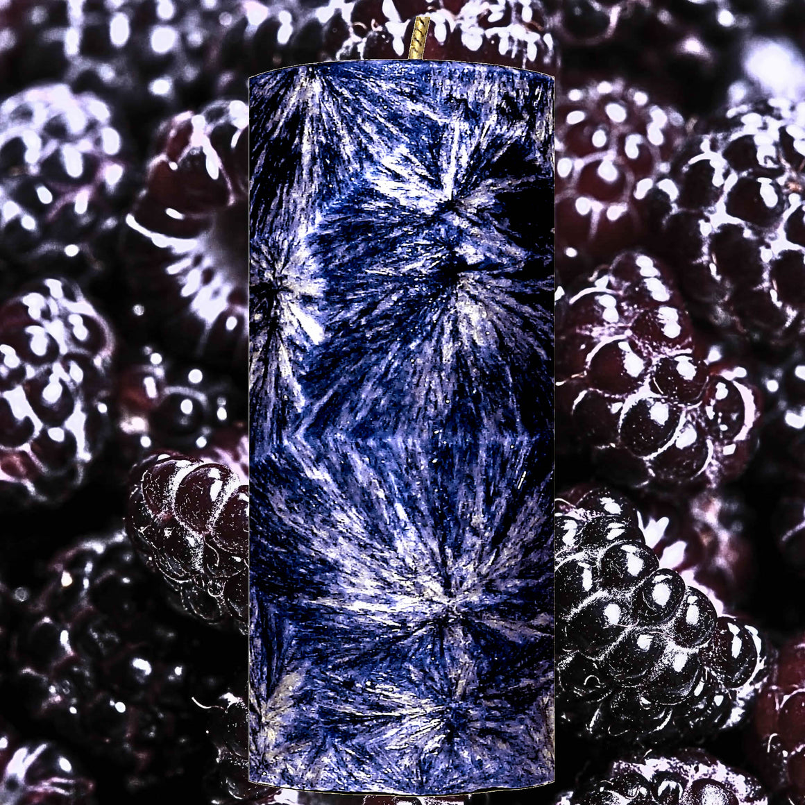 Black Raspberries Pillar Candle – Plant-Based, Eco-Friendly, Vegan, Cruelty Free