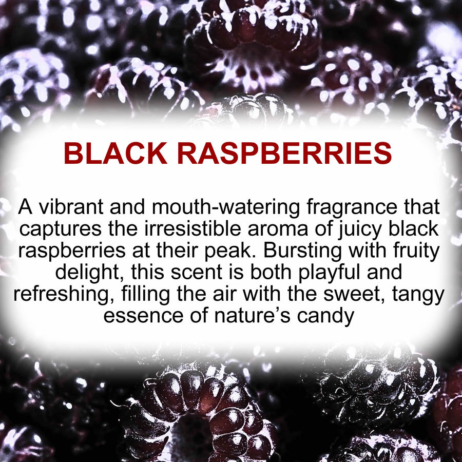 Black Raspberries eco soy wax melts – vegan, cruelty-free featuring fruity berry aroma with juicy raspberry notes, handmade in Australia.