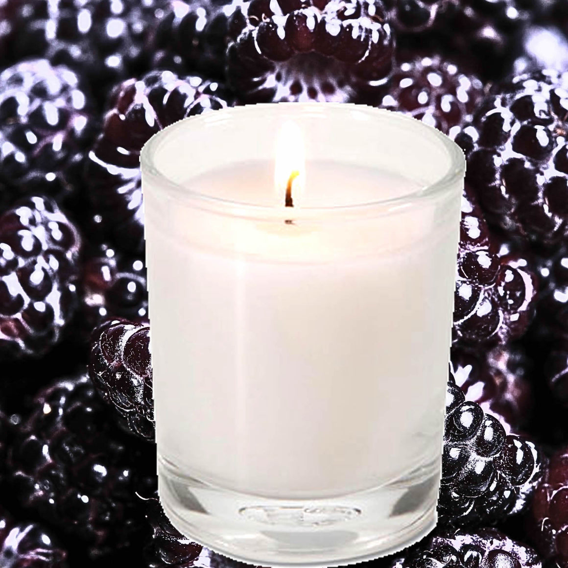 Black Raspberries Eco Soy Votive Candles – Clean Burn, Plant-Based, Vegan & Pet Safe