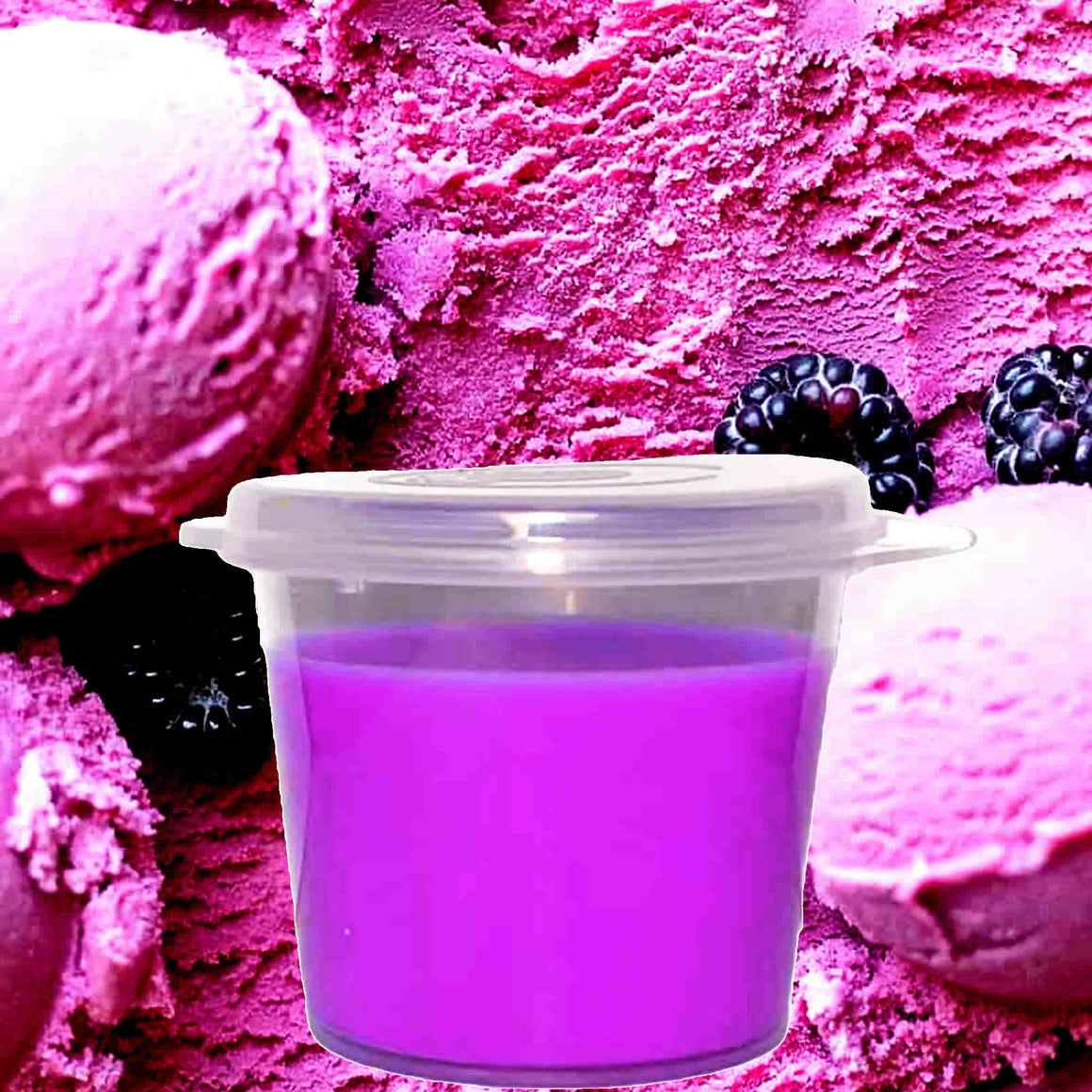 Blackberry Ice Cream eco soy wax melts – vegan, cruelty-free featuring creamy blackberry dessert fragrance, handmade in Australia.