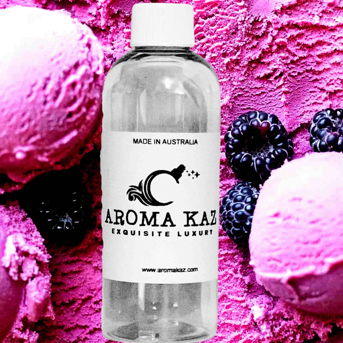 Blackberry Ice Cream fragrance oil for candle making, soap making and perfume blending – vegan, cruelty-free featuring creamy blackberry dessert fragrance, handmade in Australia.