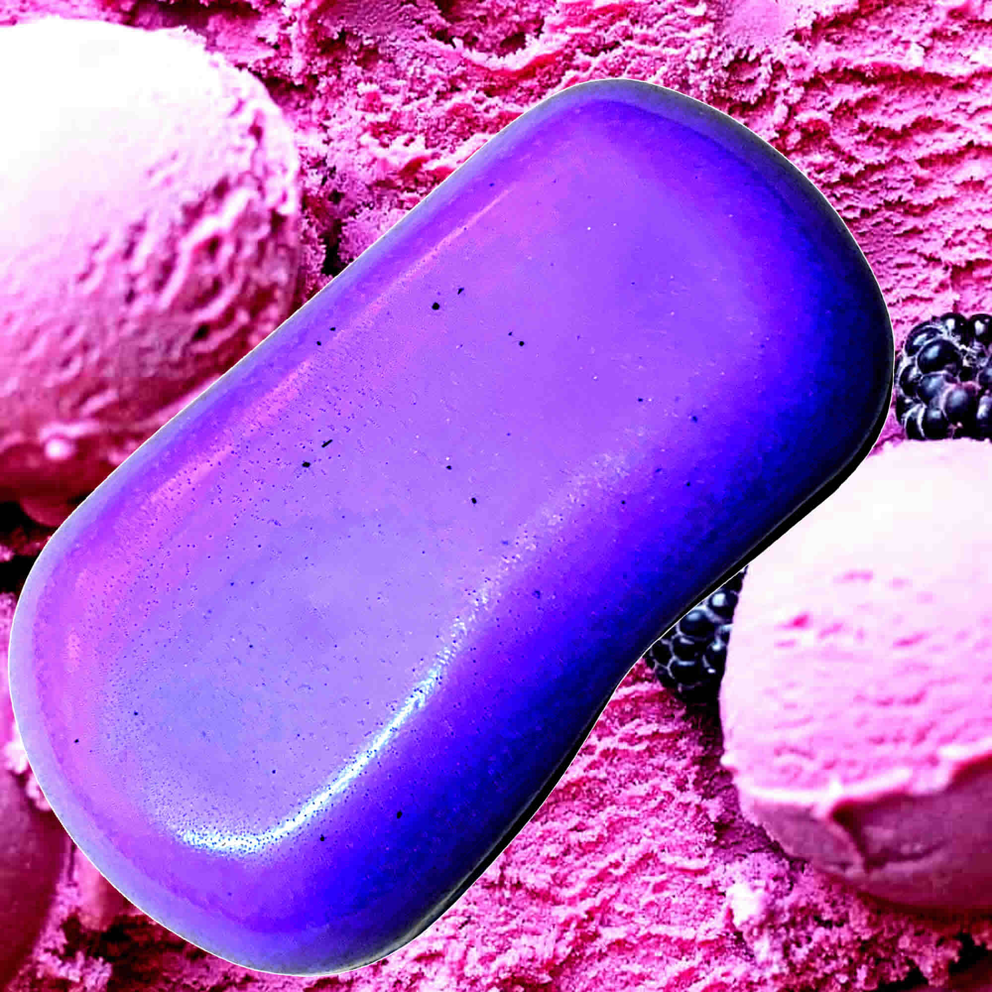 Blackberry Ice Cream Vegan Soap Bars Plant-Based Cruelty-Free Handcrafted