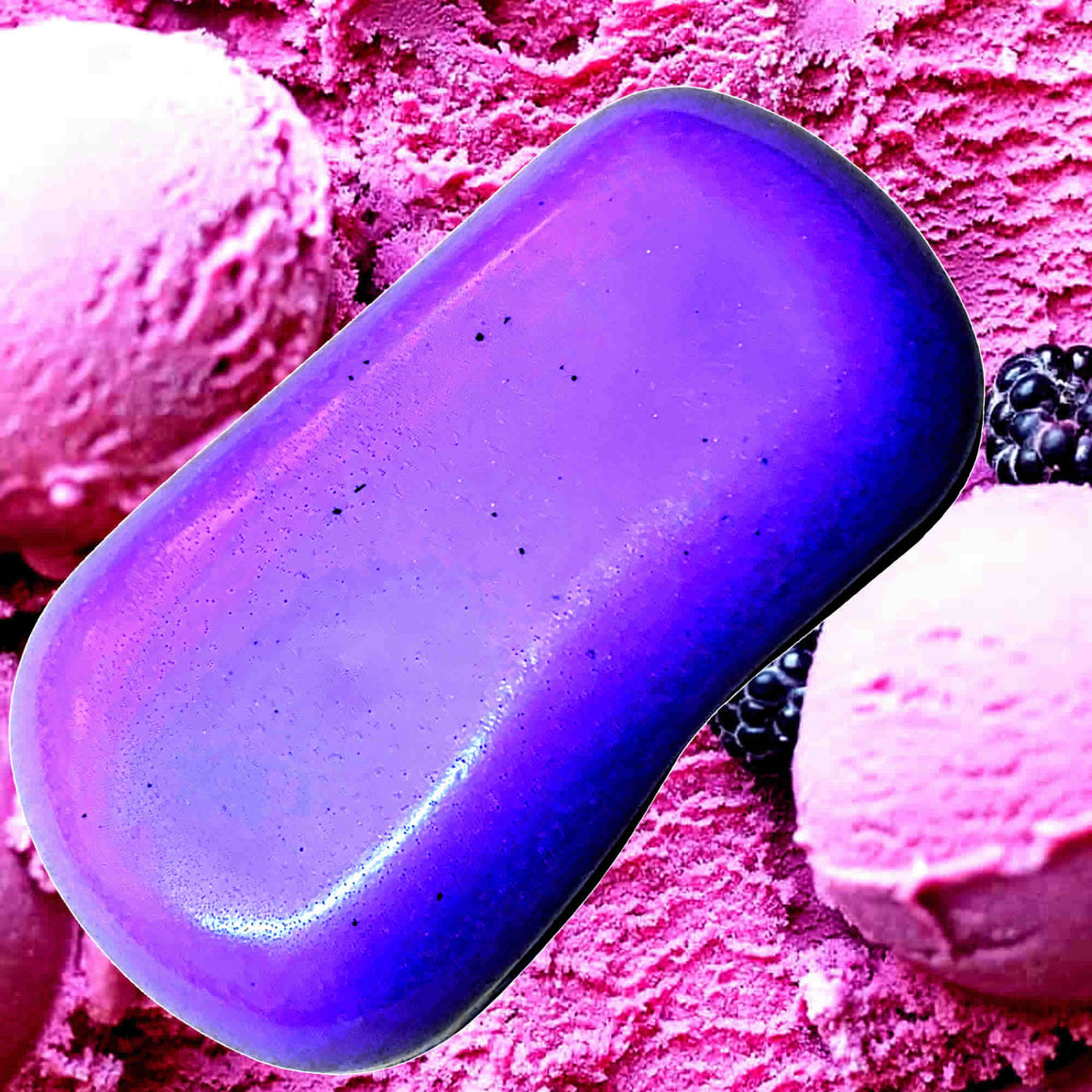 Blackberry Ice Cream Vegan Soap Bars Plant-Based Cruelty-Free Handcrafted