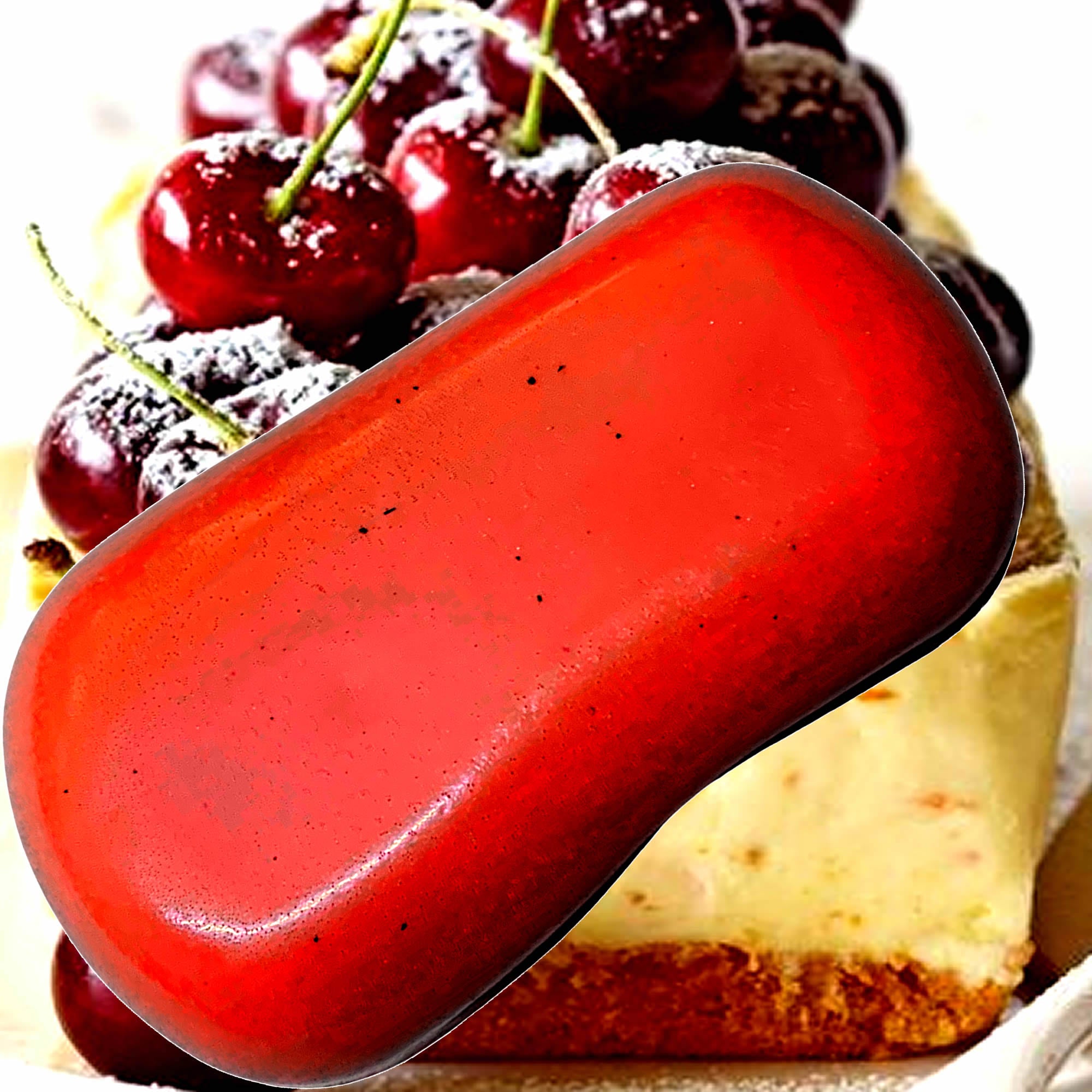 Black Cherry Cheesecake Vegan Soap Bars Plant-Based Cruelty-Free Handcrafted