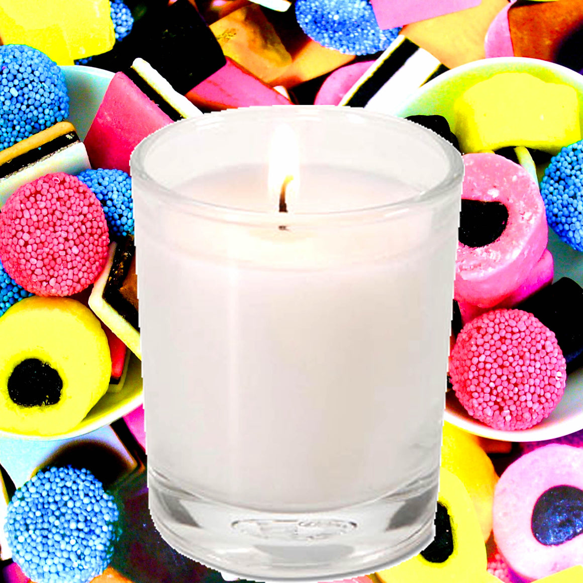LIcorice Allsorts Eco Soy Votive Candles – Clean Burn, Plant-Based, Vegan & Pet Safe