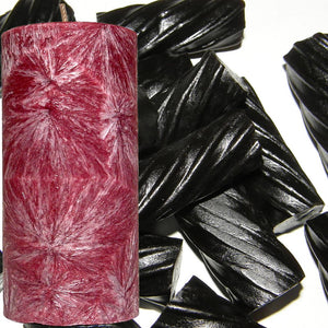 Black Licorice Scented Palm Wax Pillar Candle