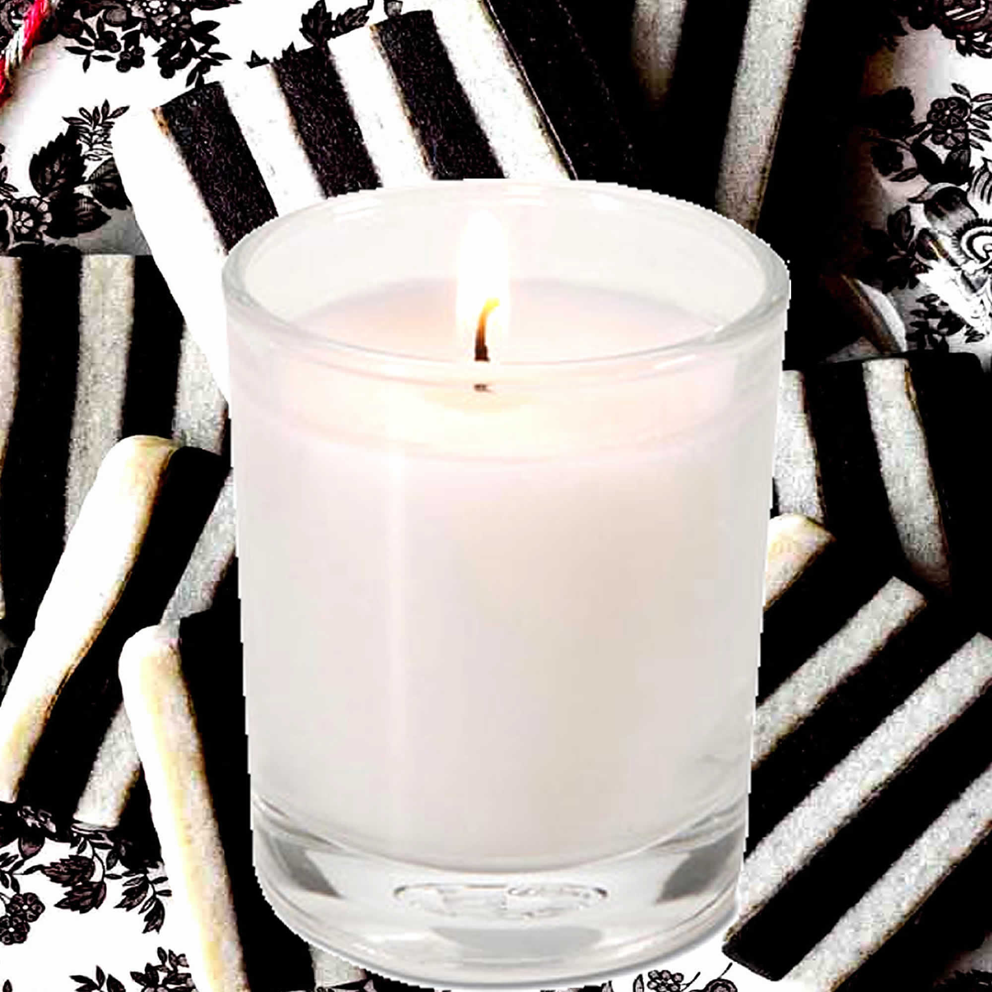 Black Licorice & Vanilla Eco Soy Votive Candles – Clean Burn, Plant-Based, Vegan & Pet Safe