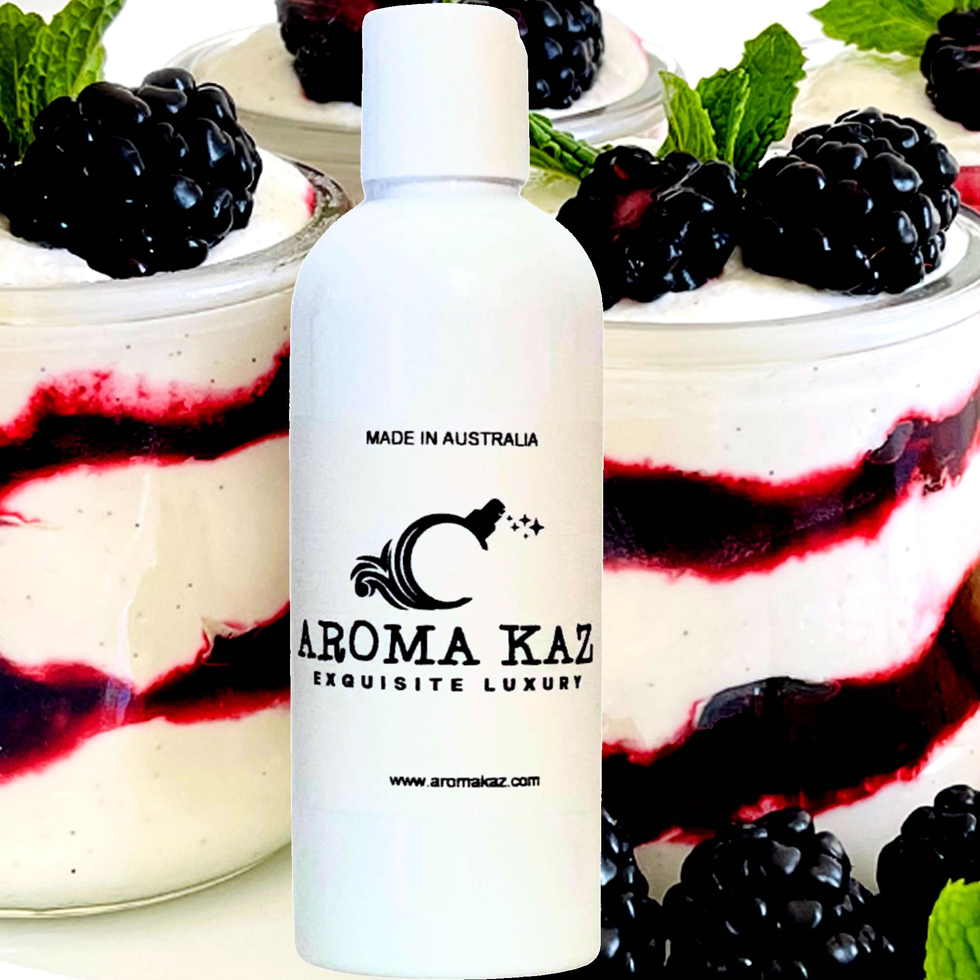 Black Raspberry Vanilla Bath/Body/Massage Oil Vegan Plant-Based Moisturiser