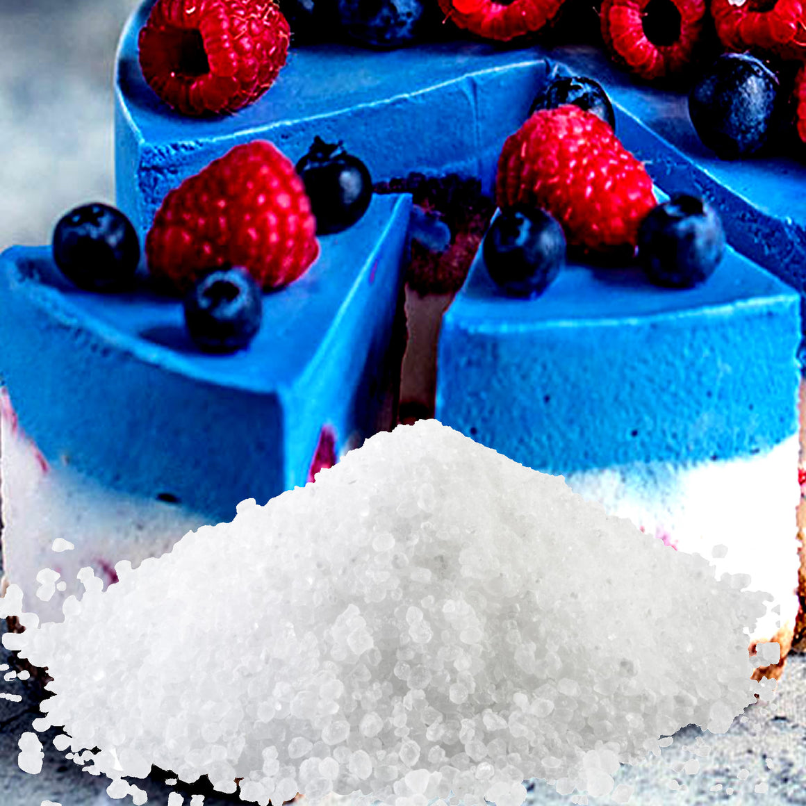 Blue Raspberry Cheesecake Bath Salts/Bath Soak/Bath Crystals