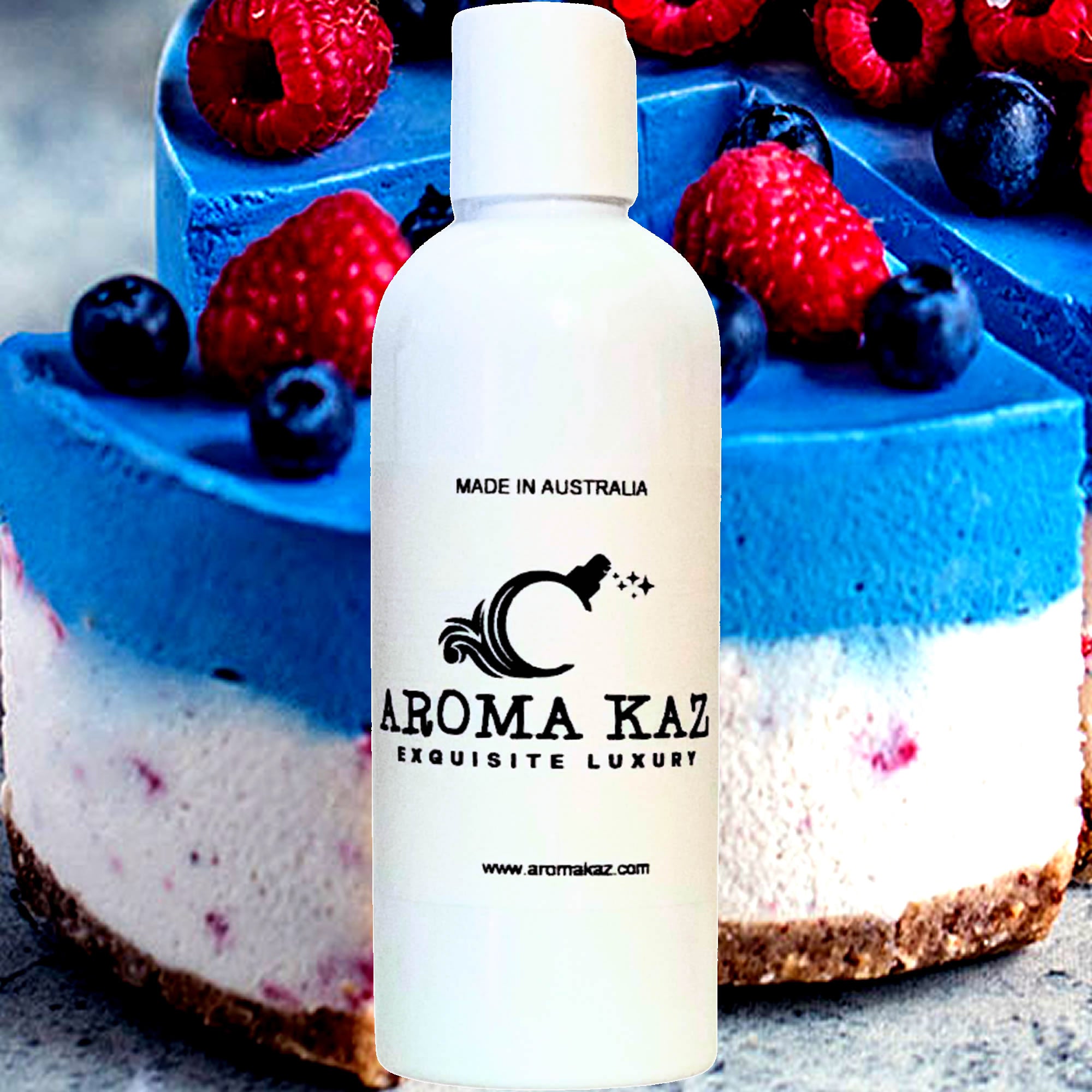 Blue Raspberry Cheesecake Bath/Body/Massage Oil Vegan Plant-Based Moisturiser