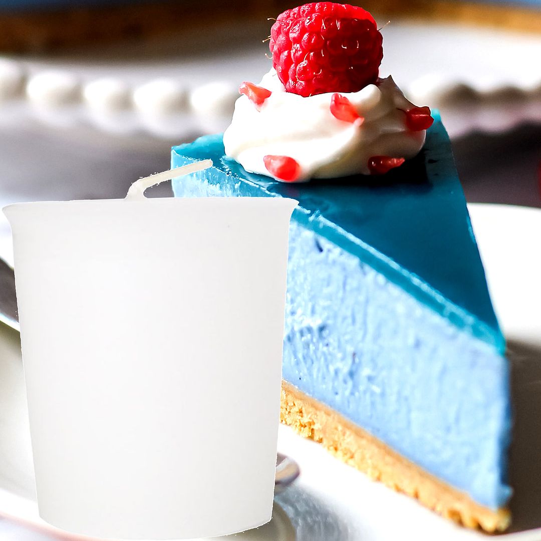 Blue Raspberry Cheesecake Scented Votive Candles