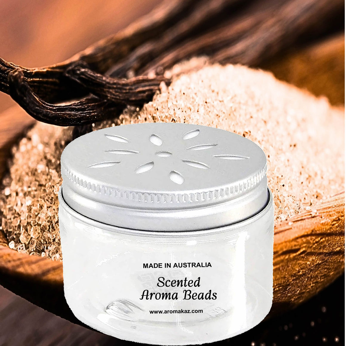 Brown Sugar Vanilla Air Freshener Aroma Beads - Room, Car, Pantry, Pet Areas, Linen